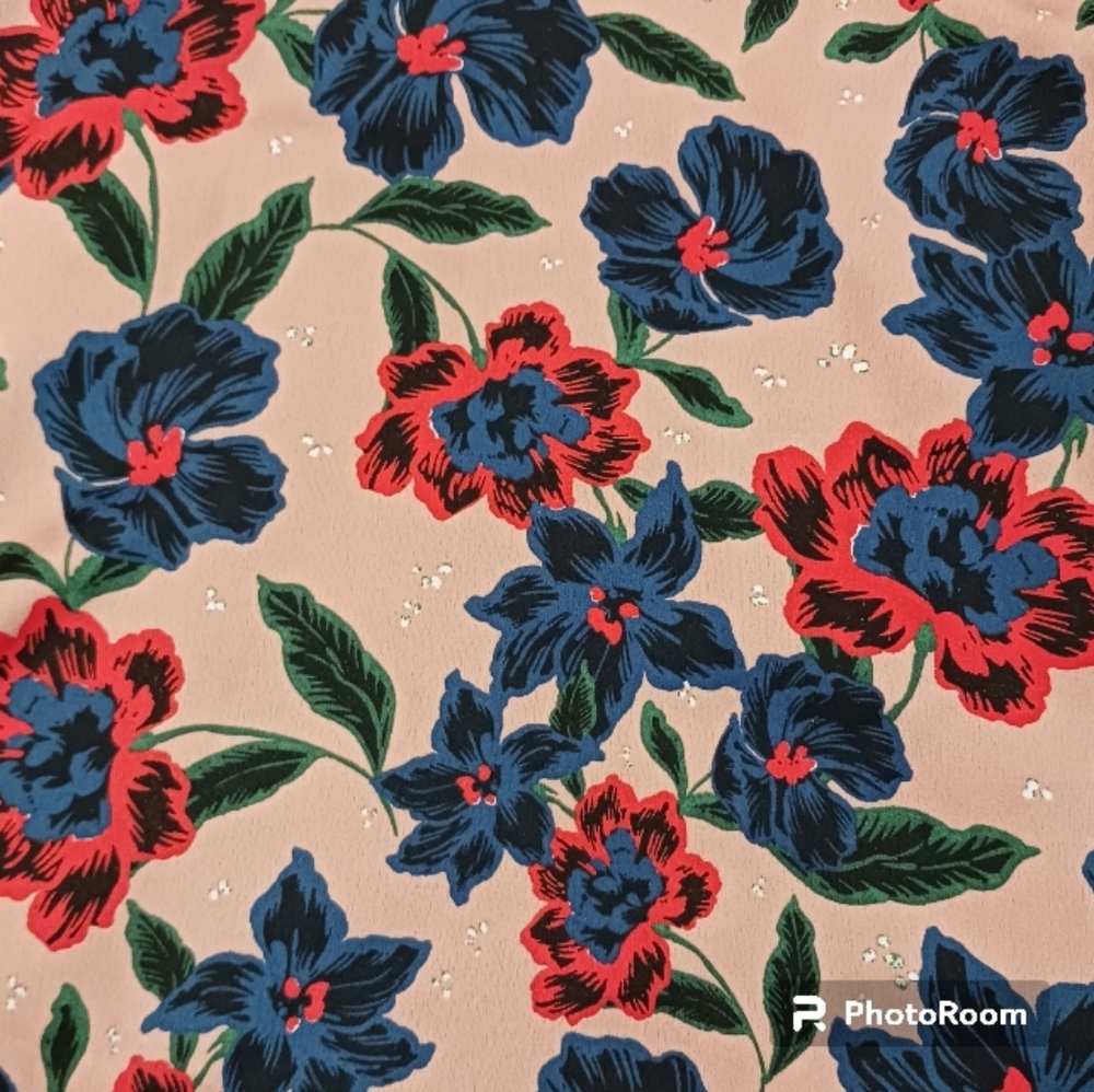 ZARA Trafaluc Wrap Floral Midi Dress Long Sleeve - Picture 3 of 12